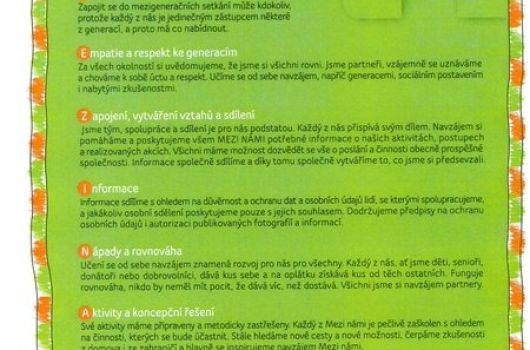 Značka Mezi námi - mezigeneračně